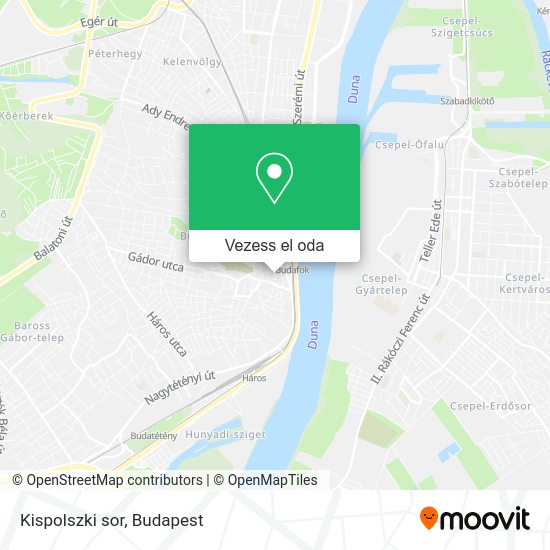 Kispolszki sor térkép