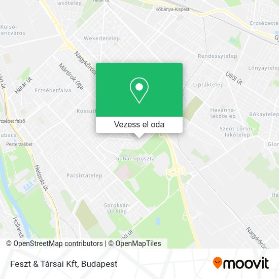 Feszt & Társai Kft térkép