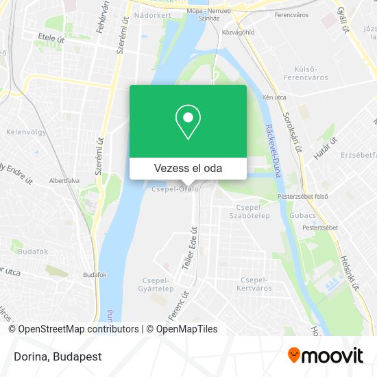 Dorina térkép