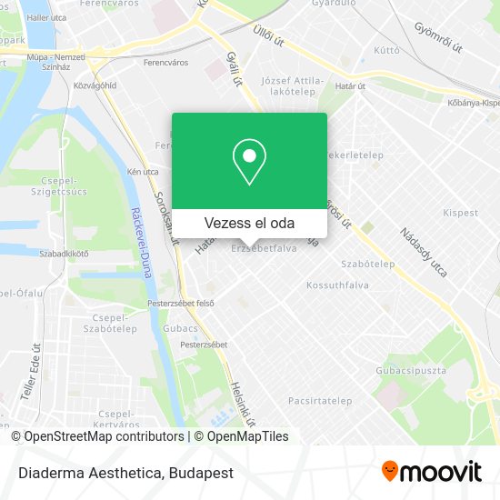 Diaderma Aesthetica térkép