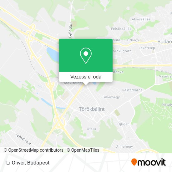 Li Oliver térkép