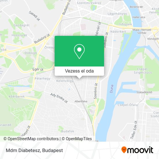 Mdm Diabetesz térkép