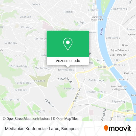 Médiapiac Konferncia - Larus térkép