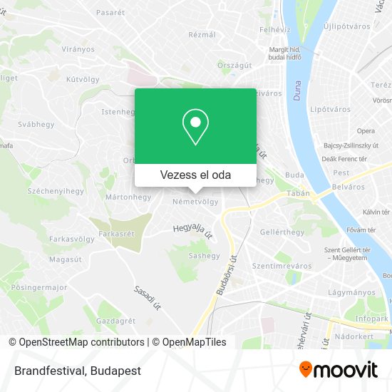 Brandfestival térkép