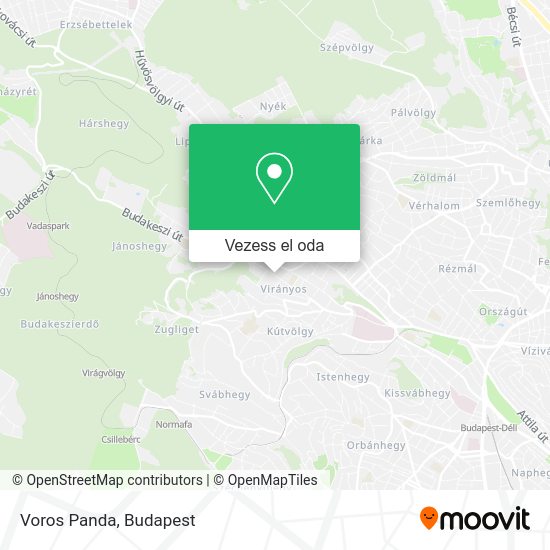 Voros Panda térkép