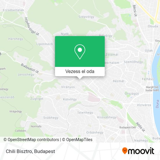 Chili Bisztro térkép