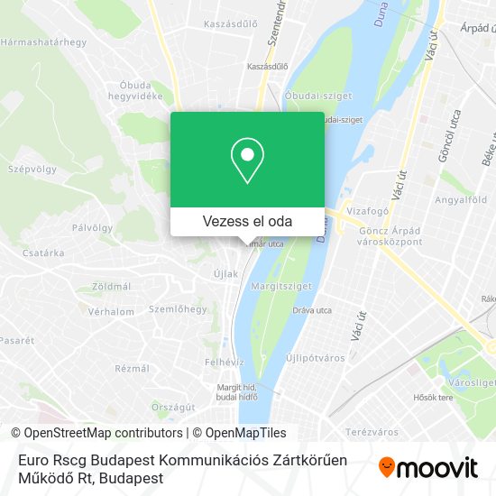 Euro Rscg Budapest Kommunikációs Zártkörűen Működő Rt térkép
