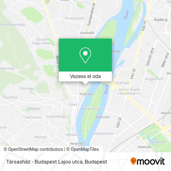 Társasház - Budapest Lajos utca térkép
