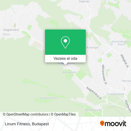 Linum Fitness térkép