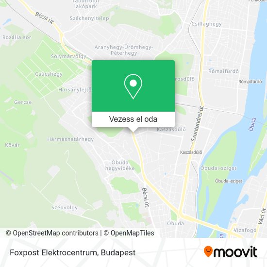 Foxpost Elektrocentrum térkép