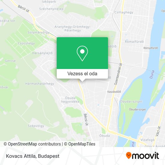 Kovacs Attila térkép