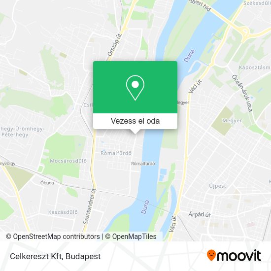 Celkereszt Kft térkép