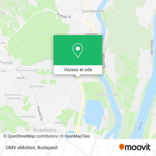 OMV eMotion térkép