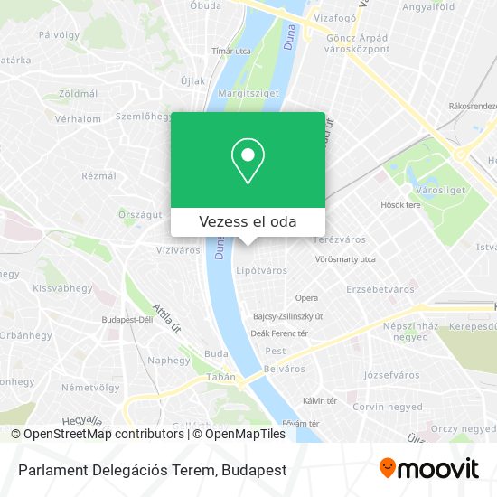 Parlament Delegációs Terem térkép
