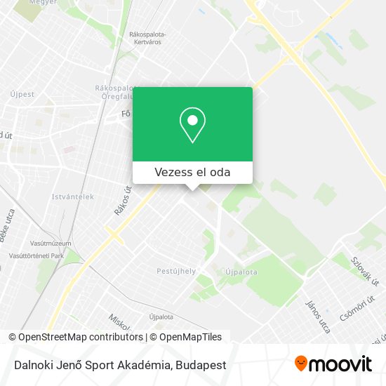 Dalnoki Jenő Sport Akadémia térkép