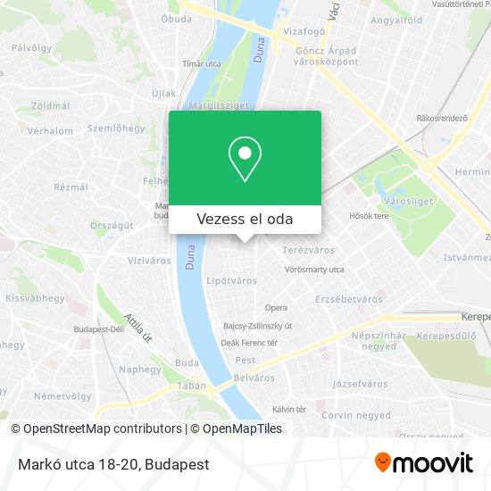 Markó utca 18-20 térkép