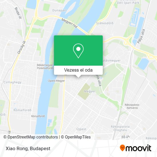 Hogyan lehet eljutni a Xiao Rong helyére Budapest területén a autóbusz ...