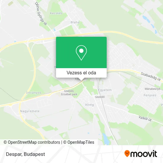Despar térkép