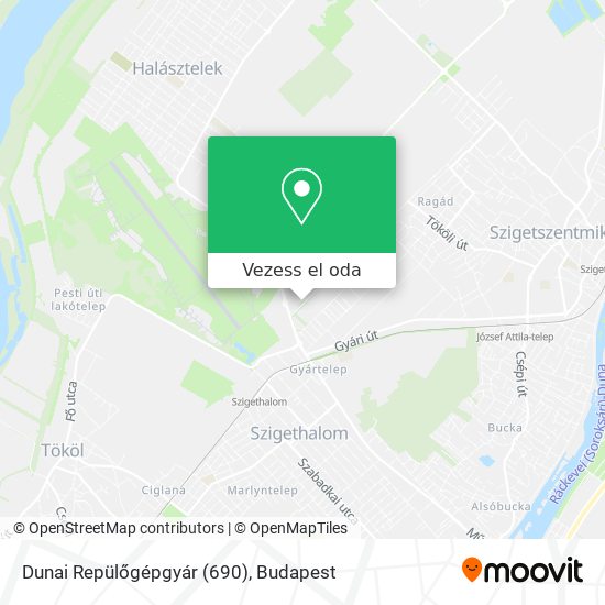 Dunai Repülőgépgyár (690) térkép