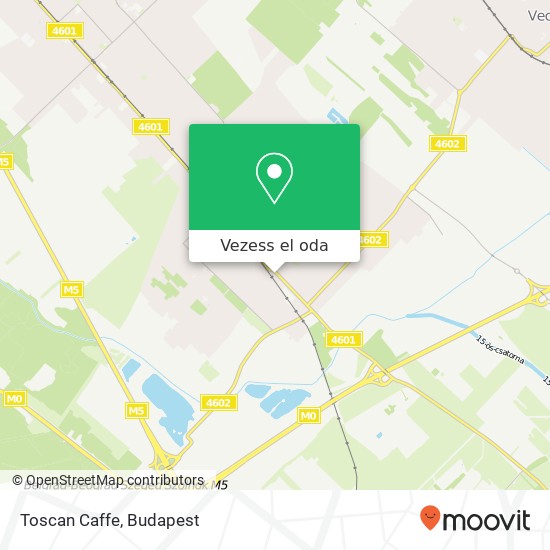 Toscan Caffe térkép