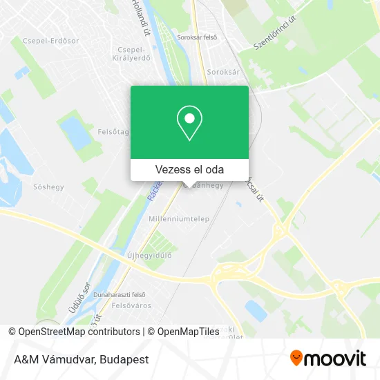 A&M Vámudvar térkép