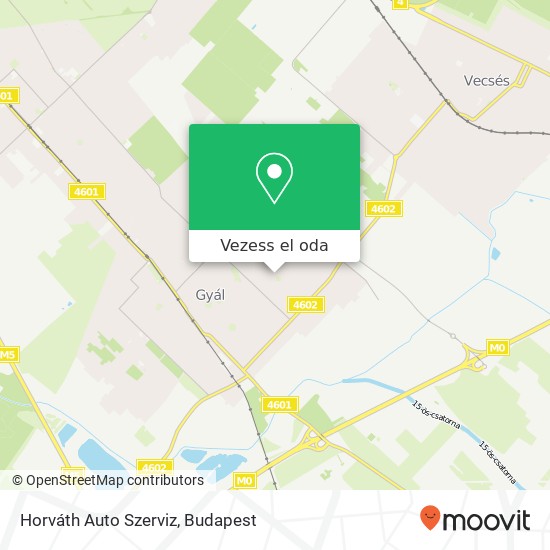 Horváth Auto Szerviz térkép
