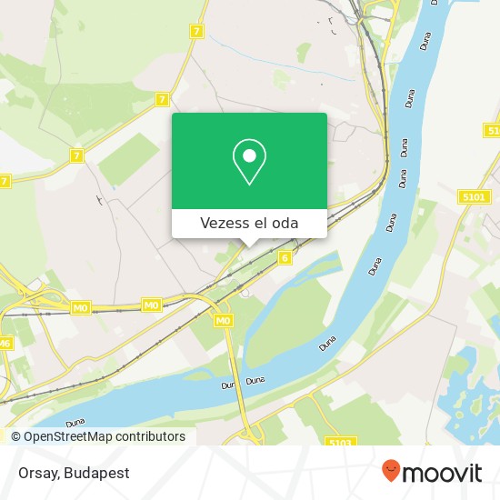 Orsay térkép