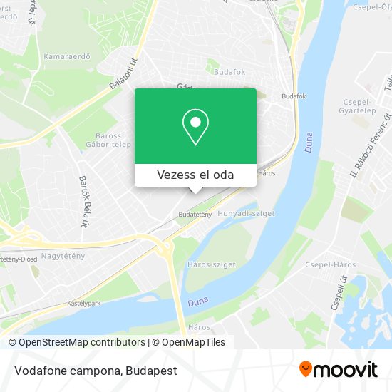 Vodafone campona térkép