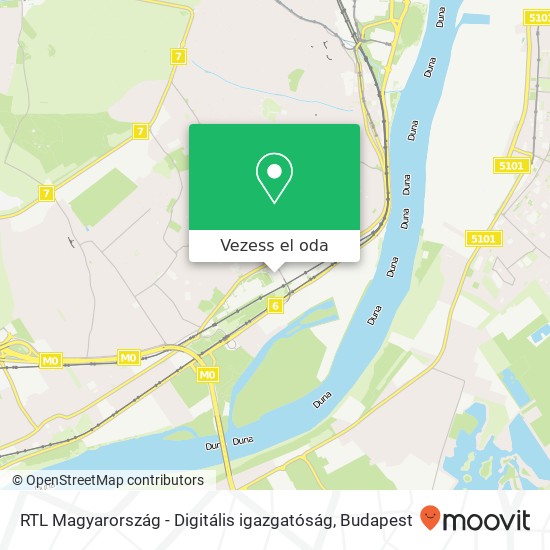 RTL Magyarország - Digitális igazgatóság térkép