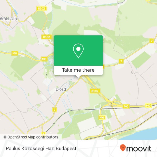 Paulus Közösségi Ház térkép