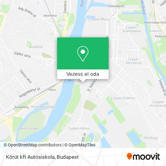 Körút kft Autósiskola térkép