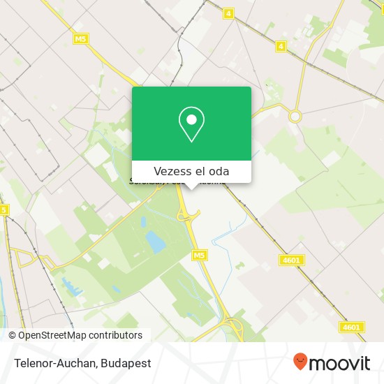 Telenor-Auchan térkép