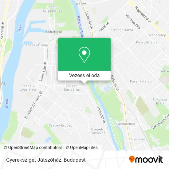 Gyereksziget Játszóház térkép