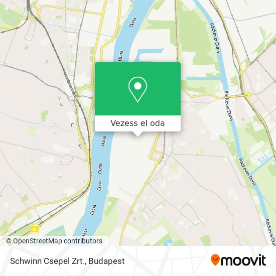 Schwinn Csepel Zrt. térkép