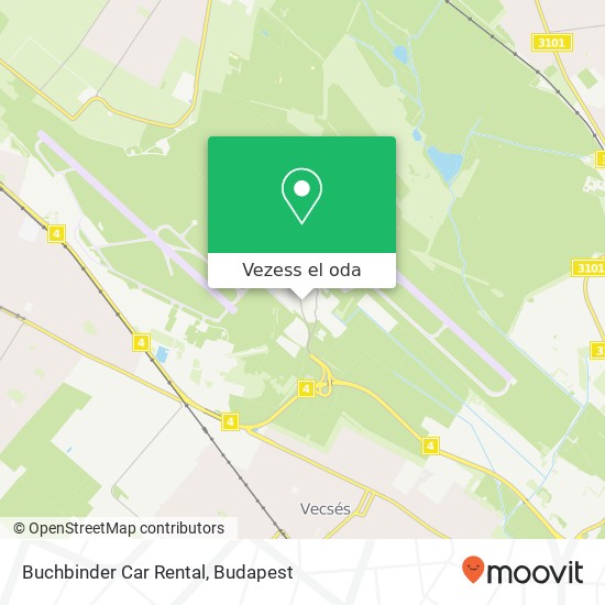 Buchbinder Car Rental térkép