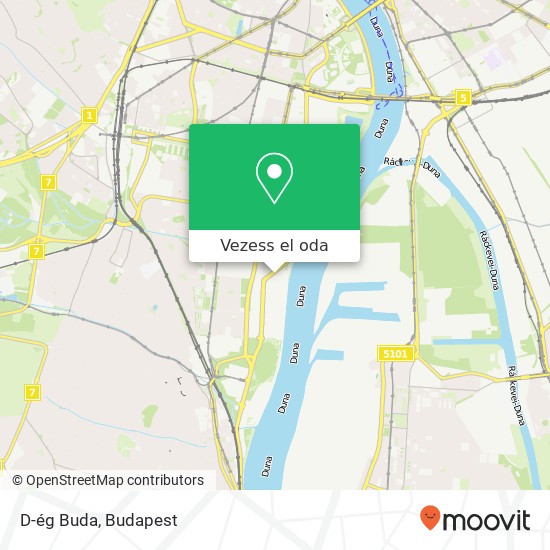 D-ég Buda térkép