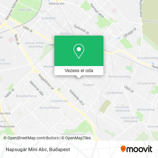 Napsugár Mini Abc térkép