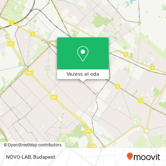 NOVO-LAB térkép