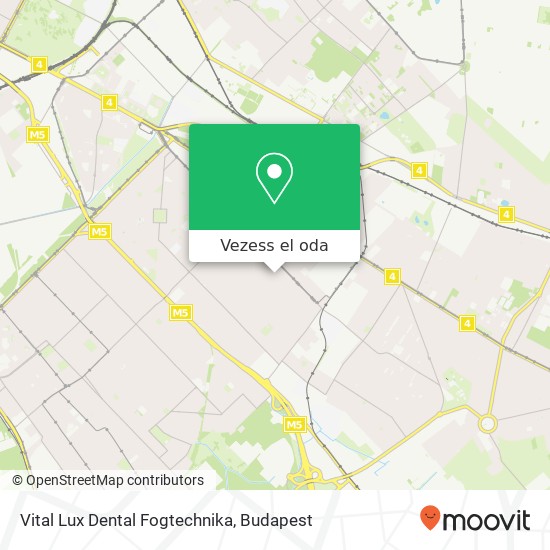 Vital Lux Dental Fogtechnika térkép