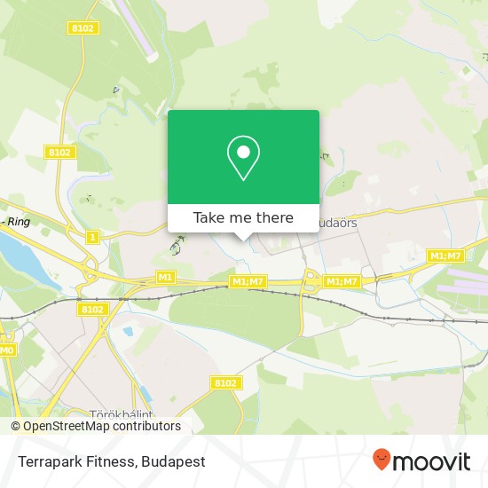 Terrapark Fitness térkép