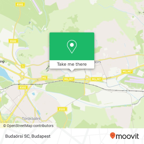 Budaörsi SC térkép