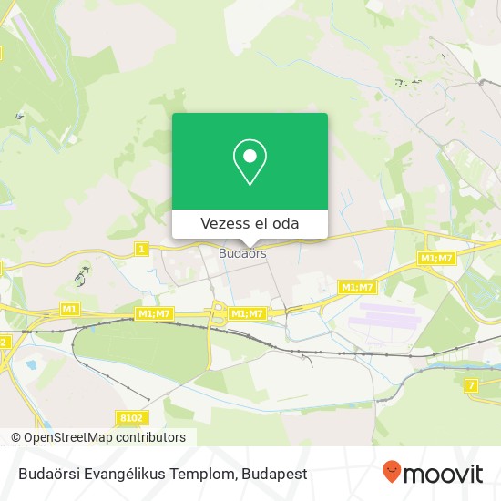 Budaörsi Evangélikus Templom térkép