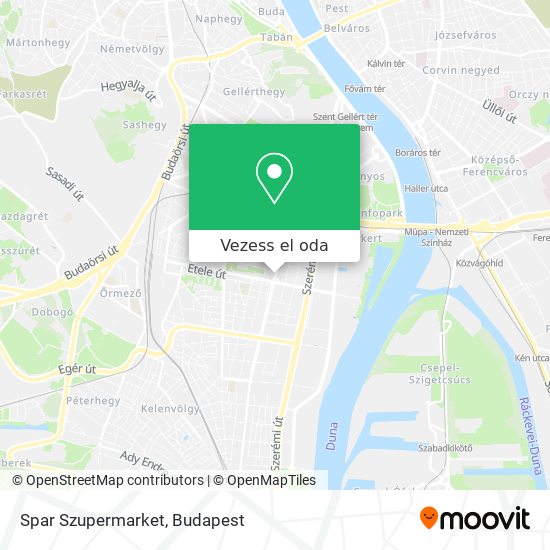 Spar Szupermarket térkép