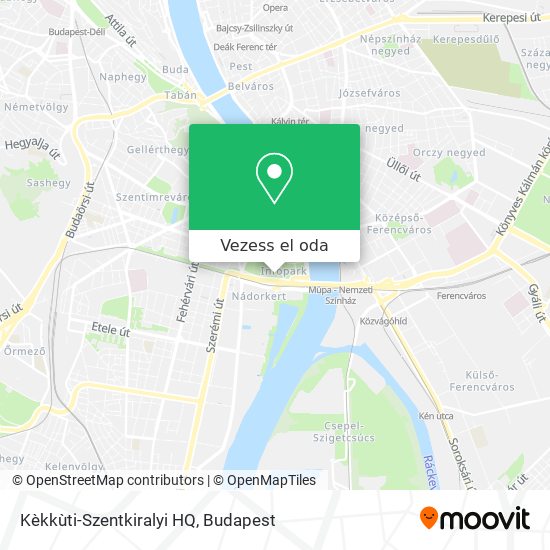 Kèkkùti-Szentkiralyi HQ térkép