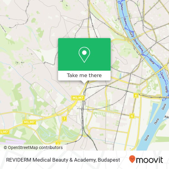 REVIDERM Medical Beauty & Academy térkép