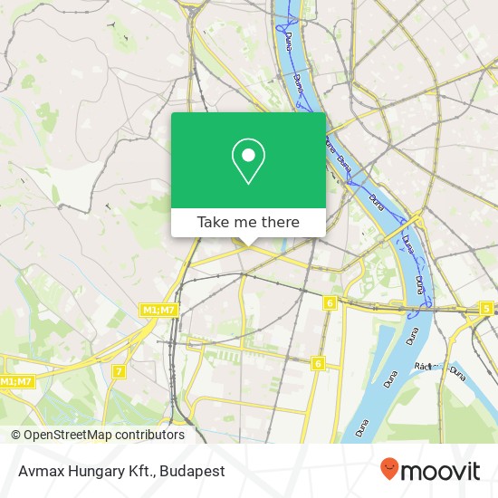 Avmax Hungary Kft. térkép