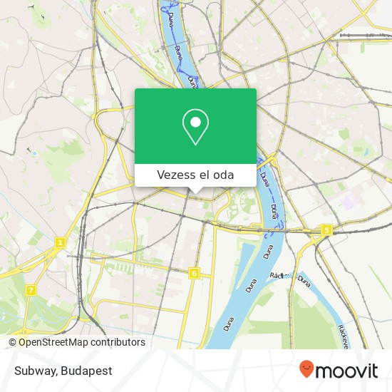 Subway térkép