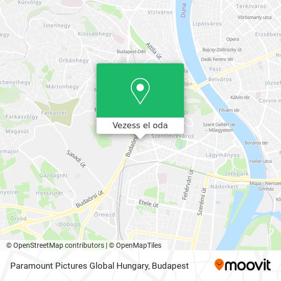 Paramount Pictures Global Hungary térkép