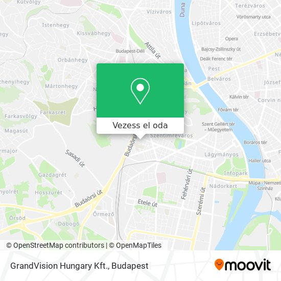 GrandVision Hungary Kft. térkép