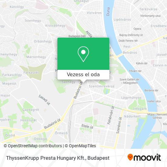 ThyssenKrupp Presta Hungary Kft. térkép